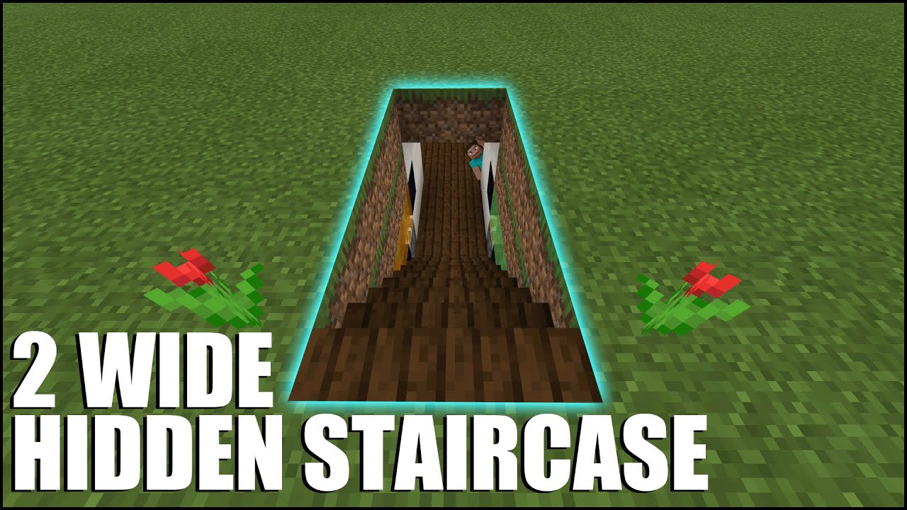 minecraft hidden staircase