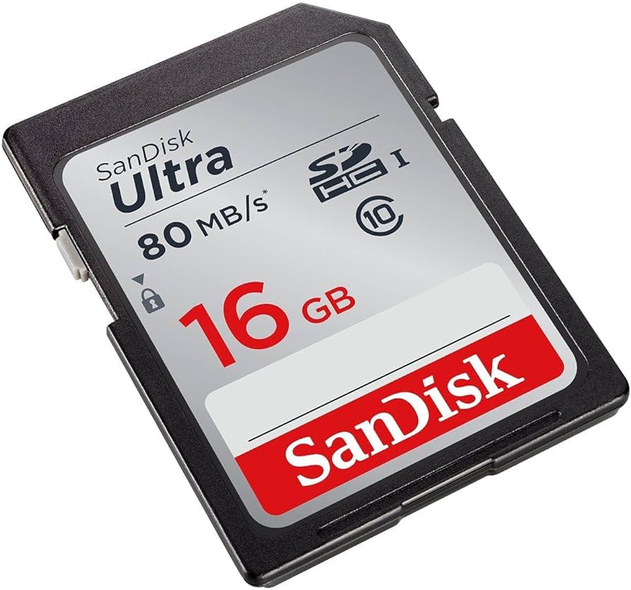 16 gb sandisk memory card
