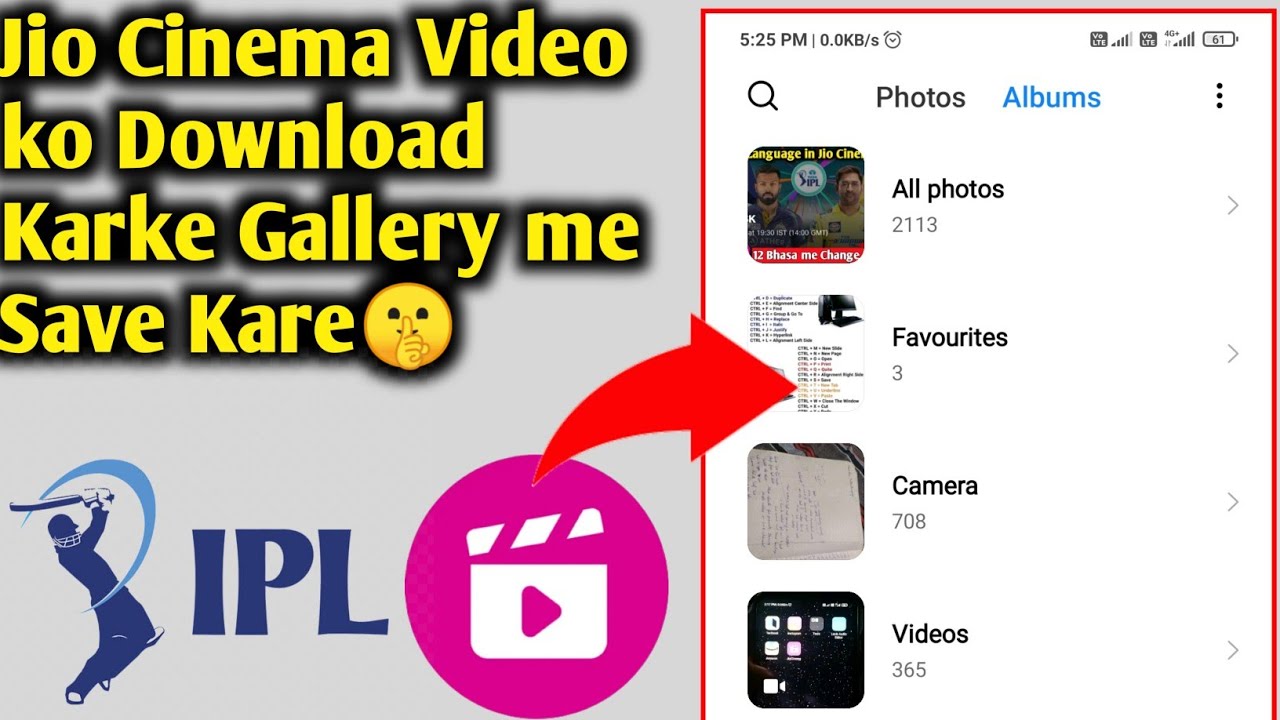 how to download video from jio cinema in sd card