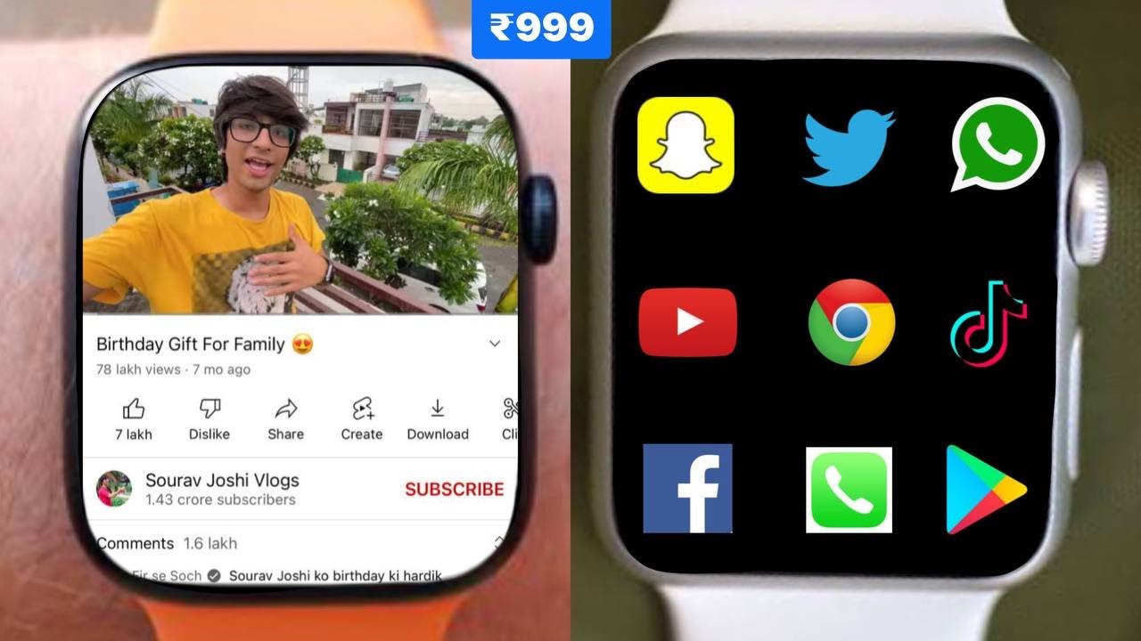 smart watch with youtube