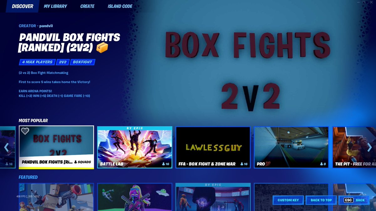 2v2 box fight code pandvil
