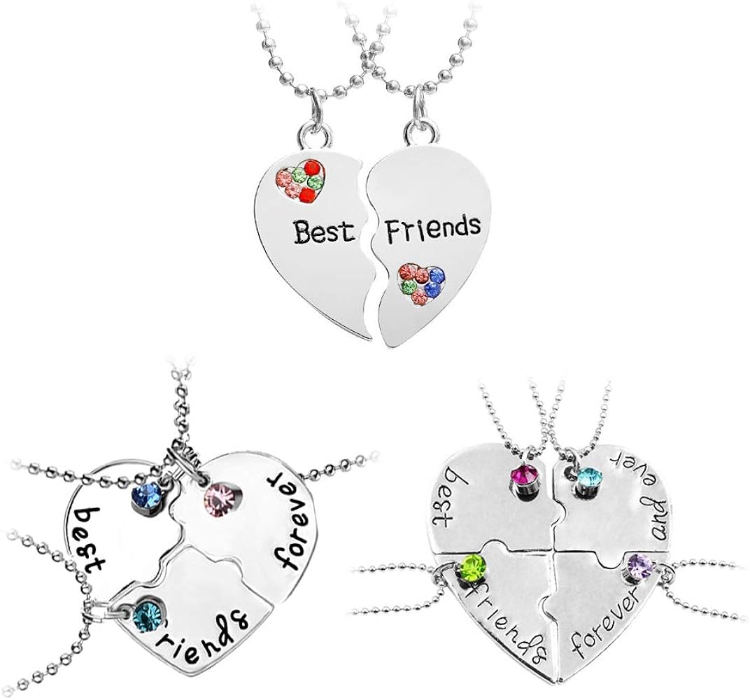 3 piece bff necklace