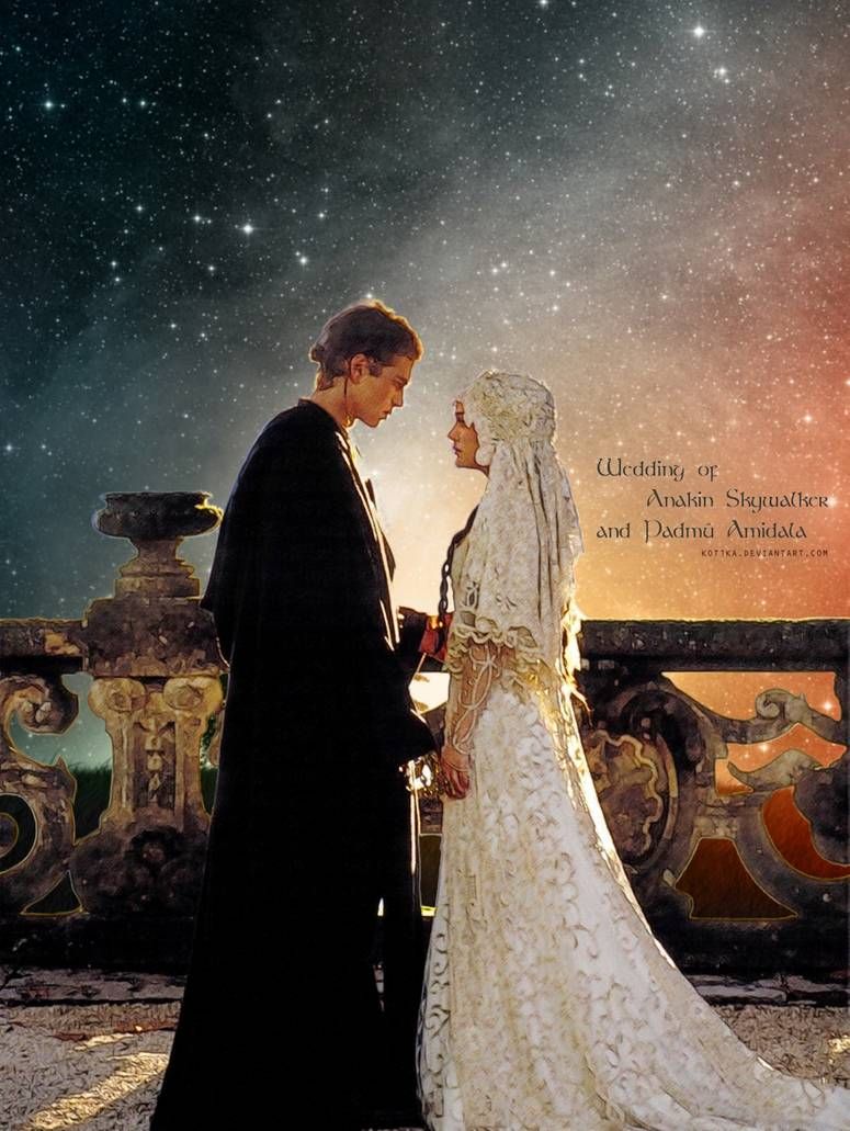 anakin skywalker padme amidala wedding