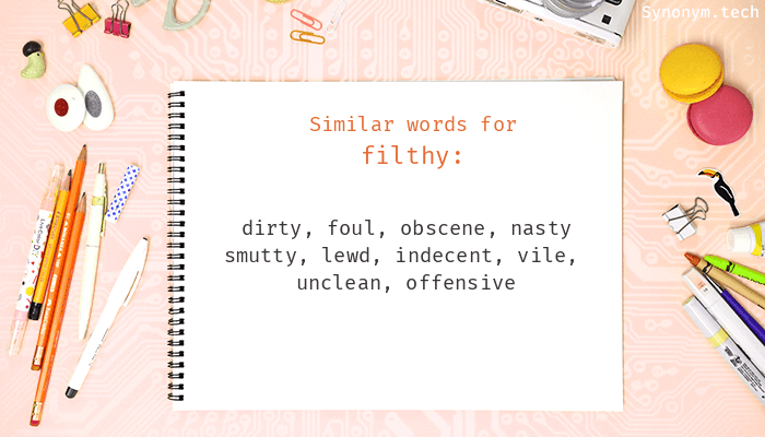 filthy synonym