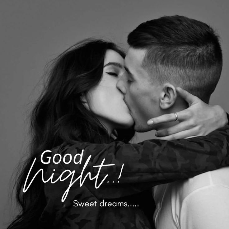 good night image love kiss