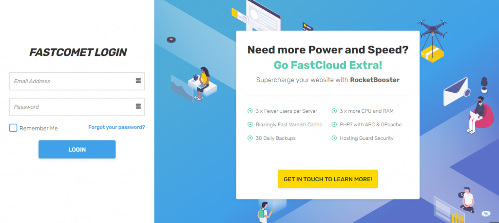 fastcomet login