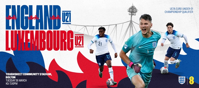 luxembourg u-21 vs england u-21