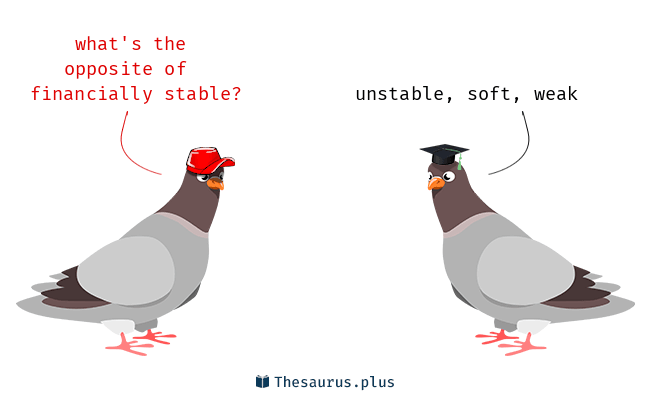 thesaurus unstable