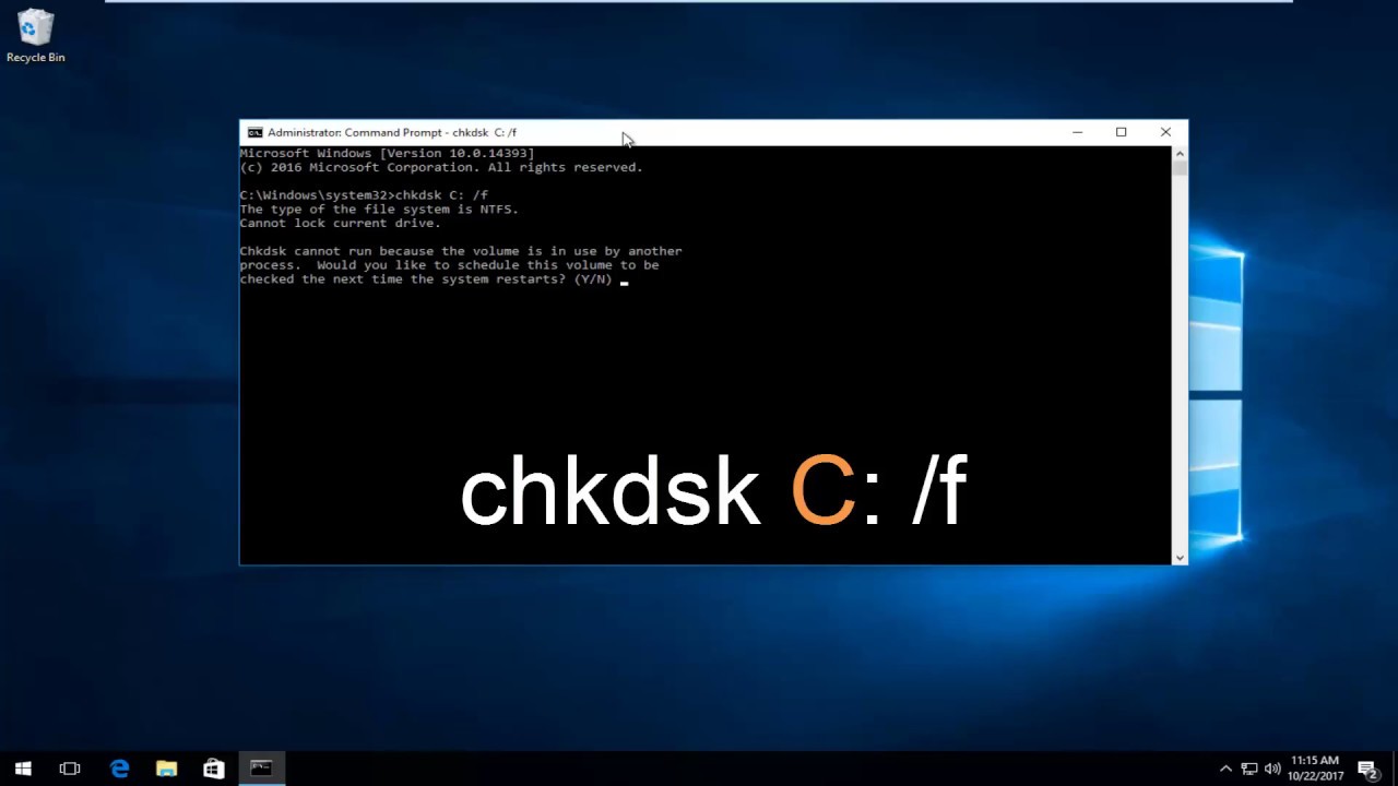 check disk cmd