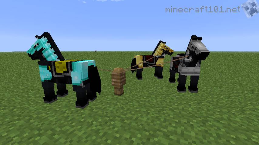 how to place a chest on a horse in minecraft