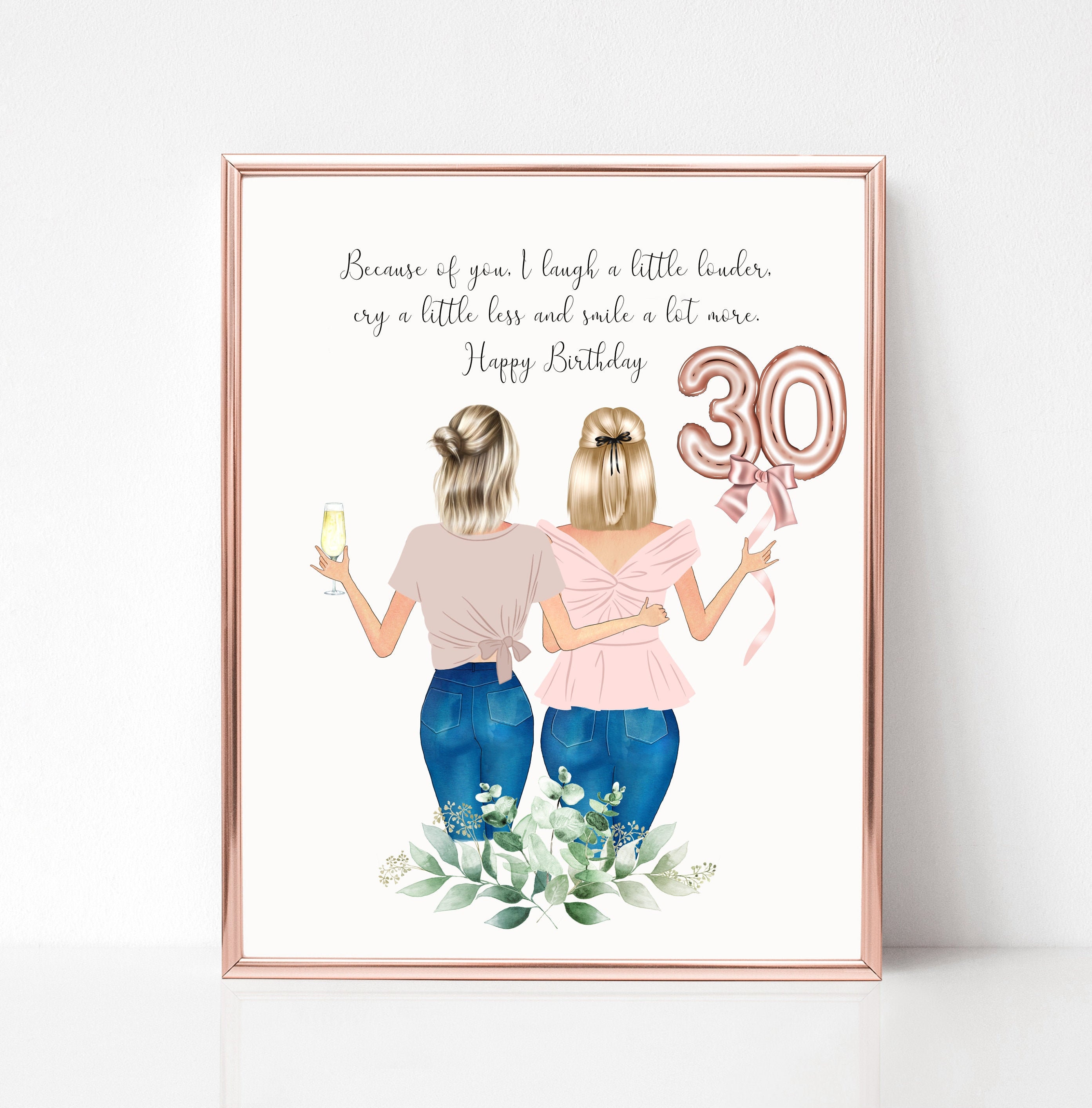 30th birthday gifts for best friend