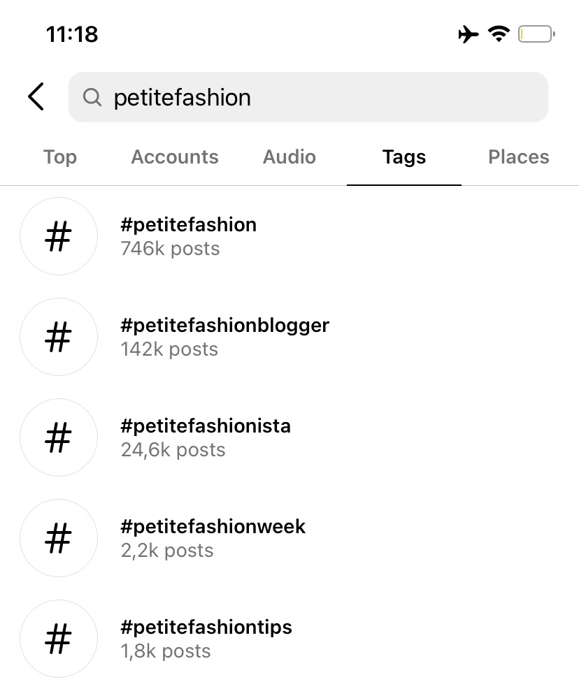 clothing hashtags instagram