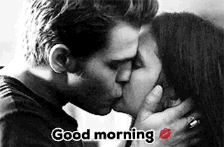 good morning kiss gif