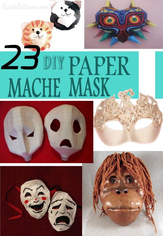 how to make papier mache mask