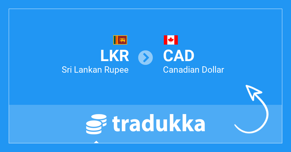 sri lanka rupee to canadian dollar