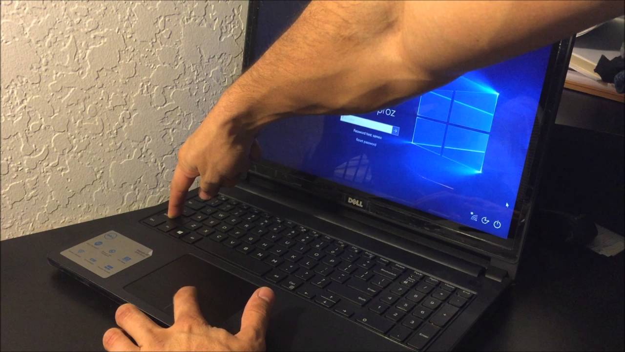 factory default dell laptop