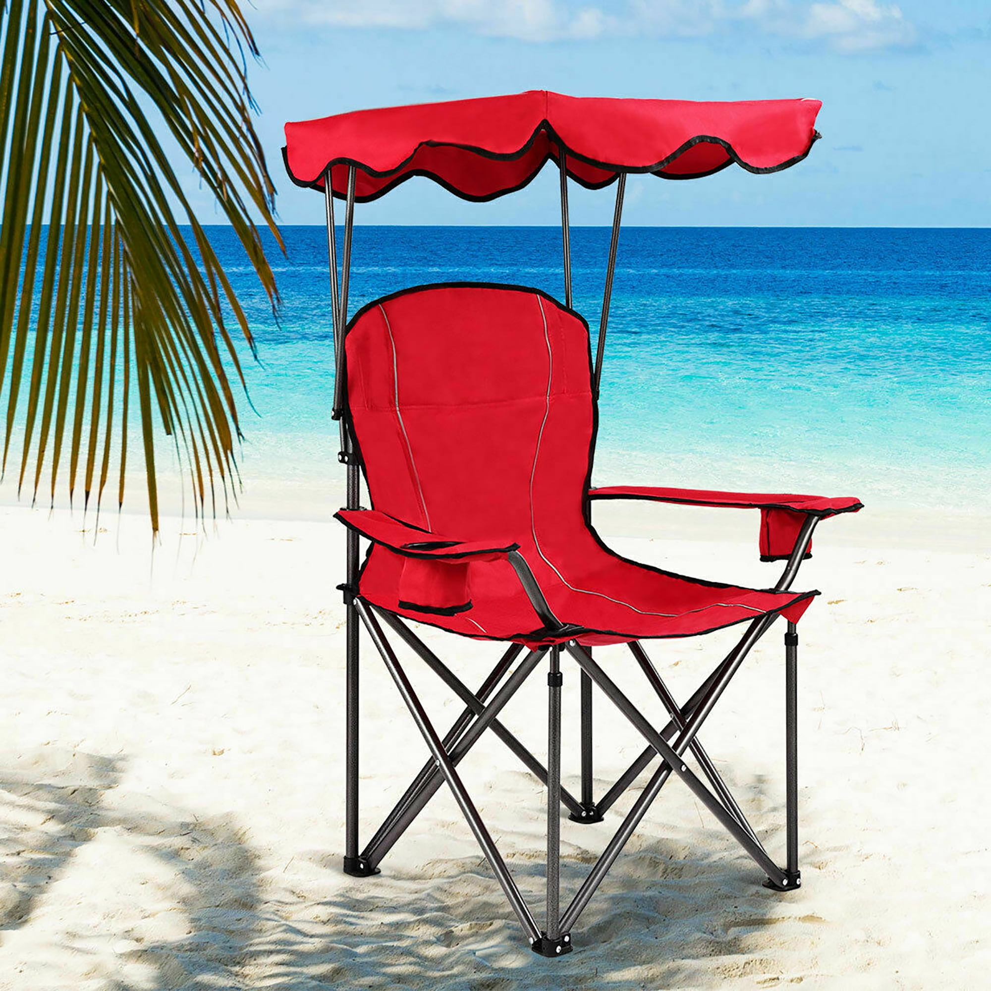 beach chair with canopy