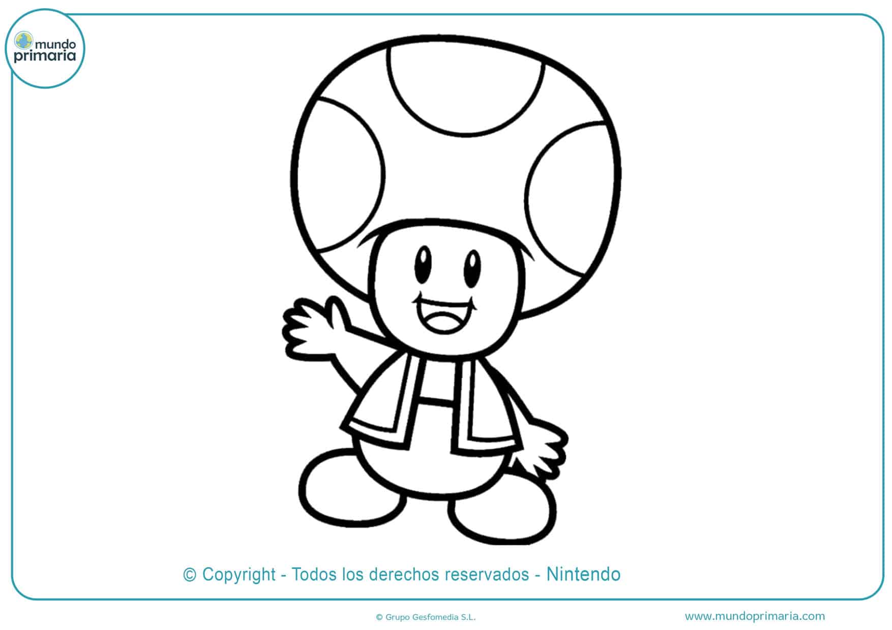 personajes de mario bros para colorear