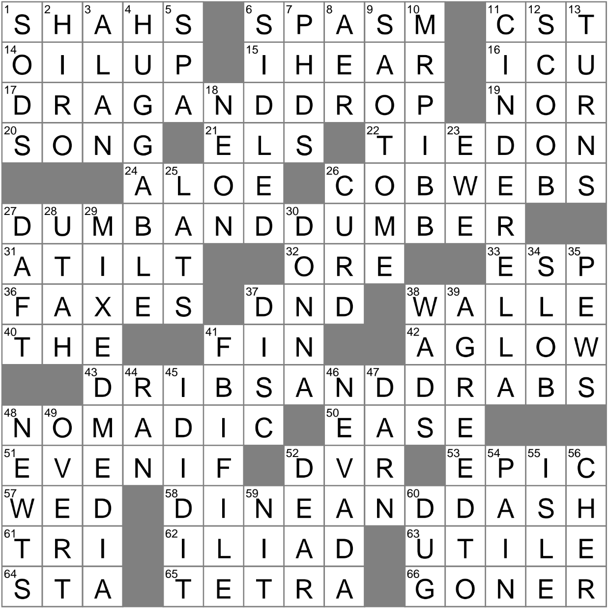 doomed person crossword clue
