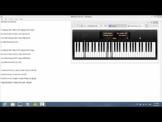 sheet piano virtual