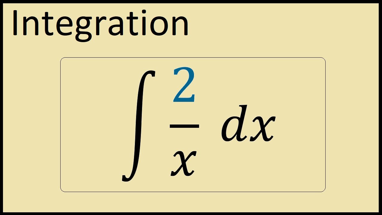 integral of 2 x dx