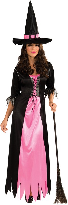 pink witch costume woman