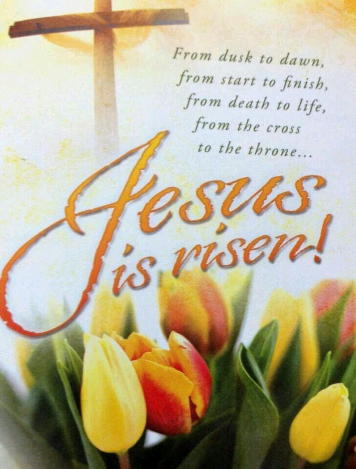 he is risen happy easter images