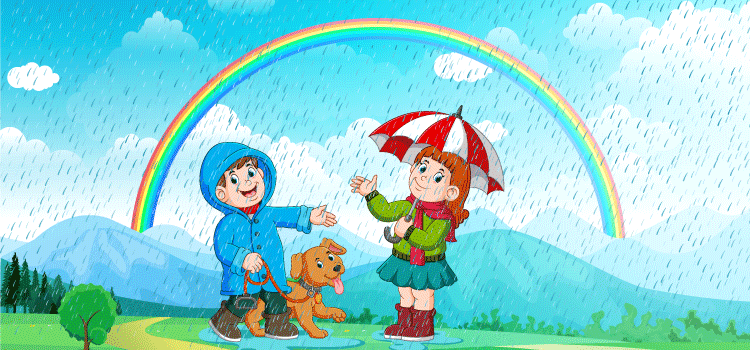 rainy day images for kids