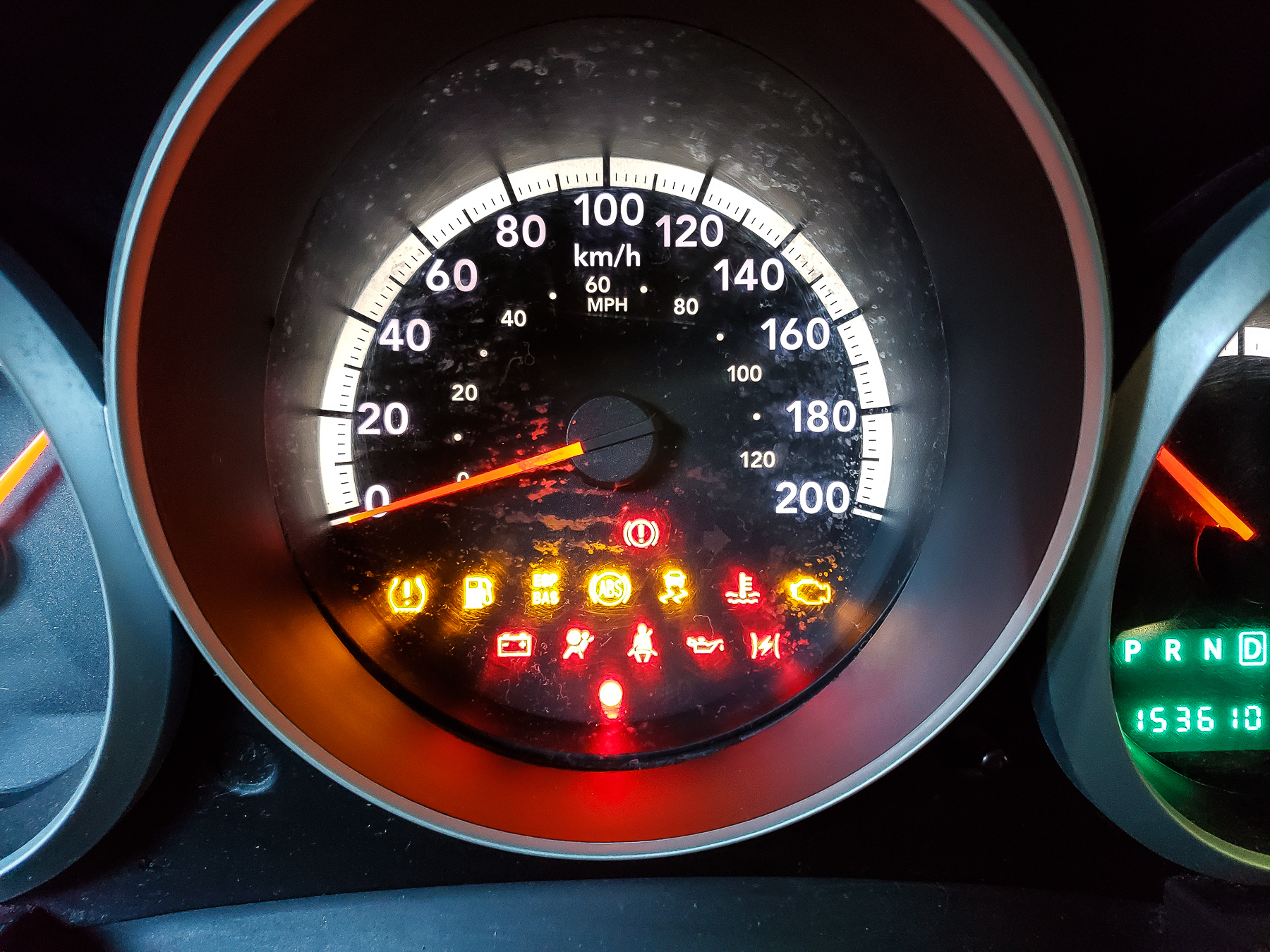 dodge caravan indicator lights