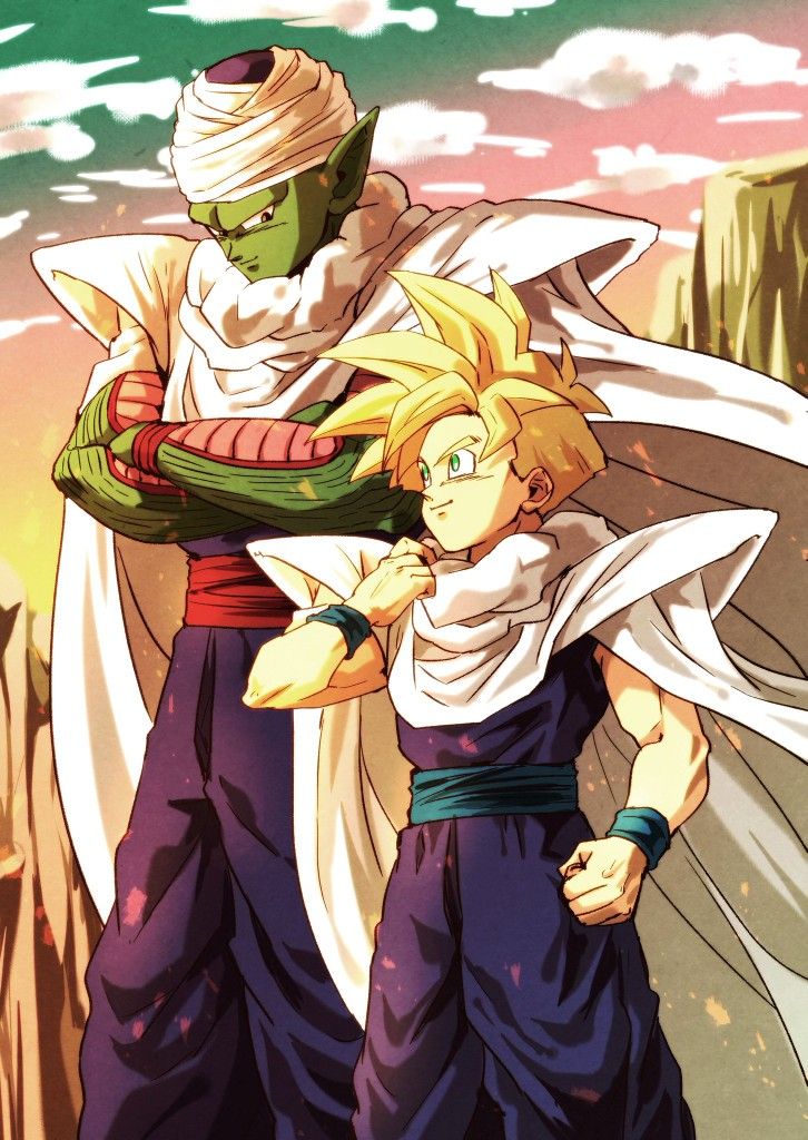 dragon ball z piccolo and gohan