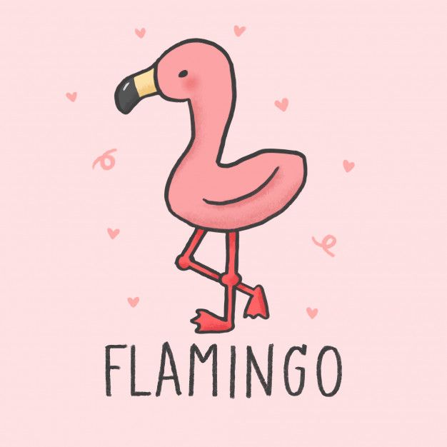 flamingo kawaii