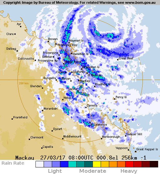 mackay bom radar