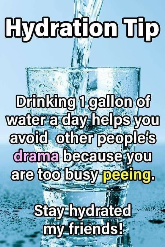 memes about drinking water