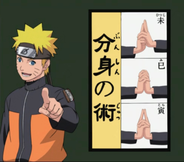 ninjutsu naruto hand signs