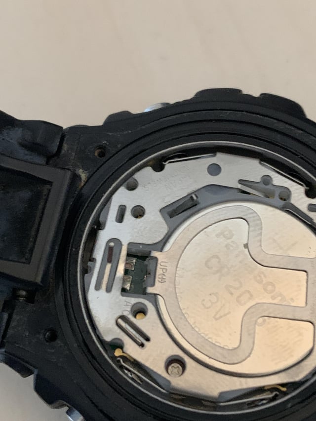 changing g shock battery