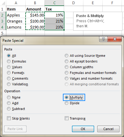 excel paste rounded values