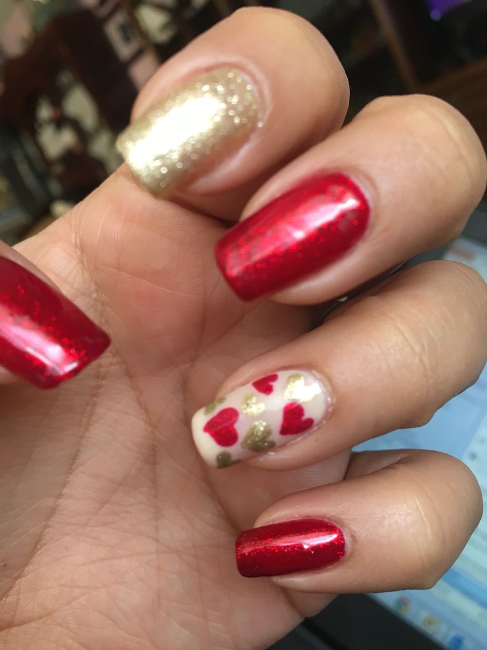 gelish corazones