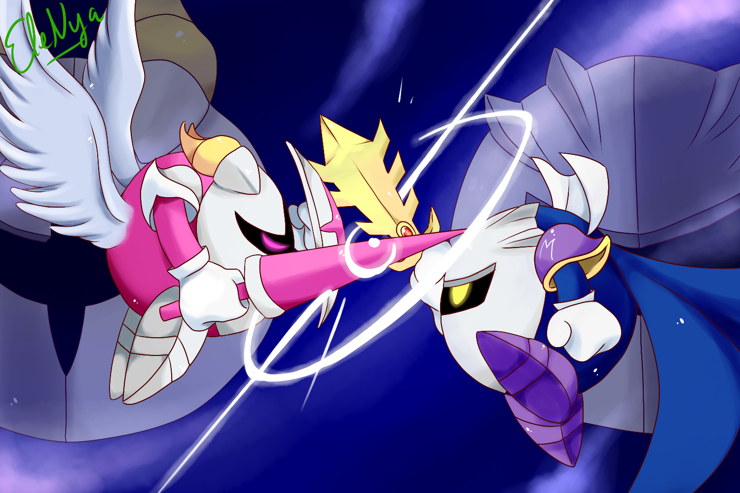 meta knight vs galacta knight