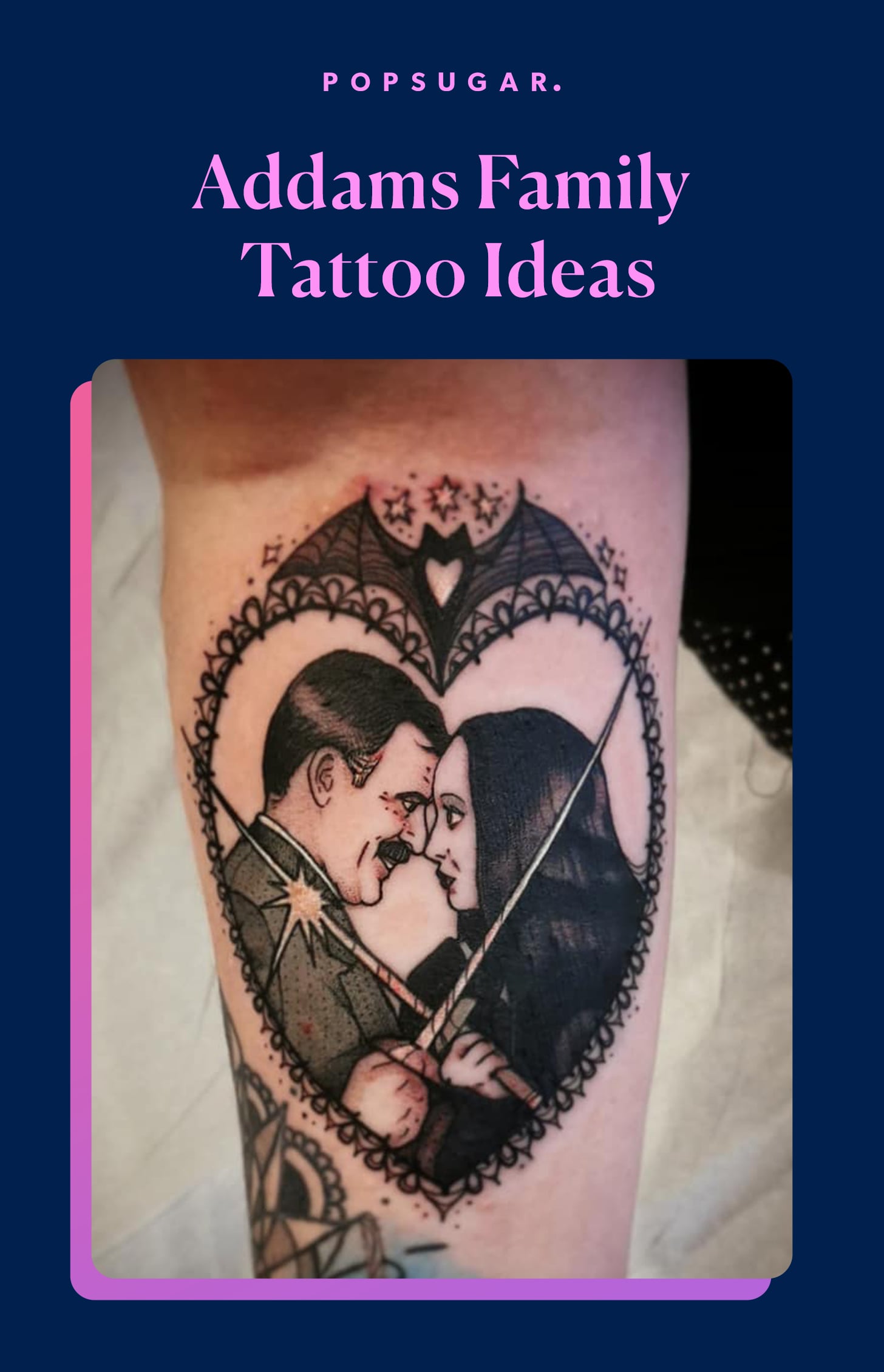 addams family tattoo