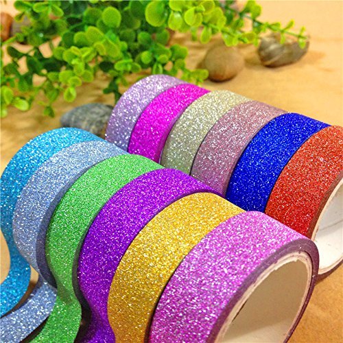 glitter colour tape