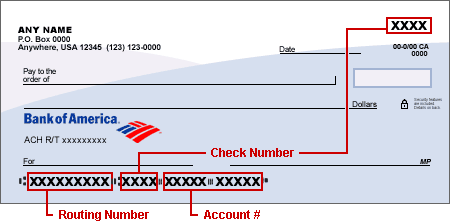 america routing number