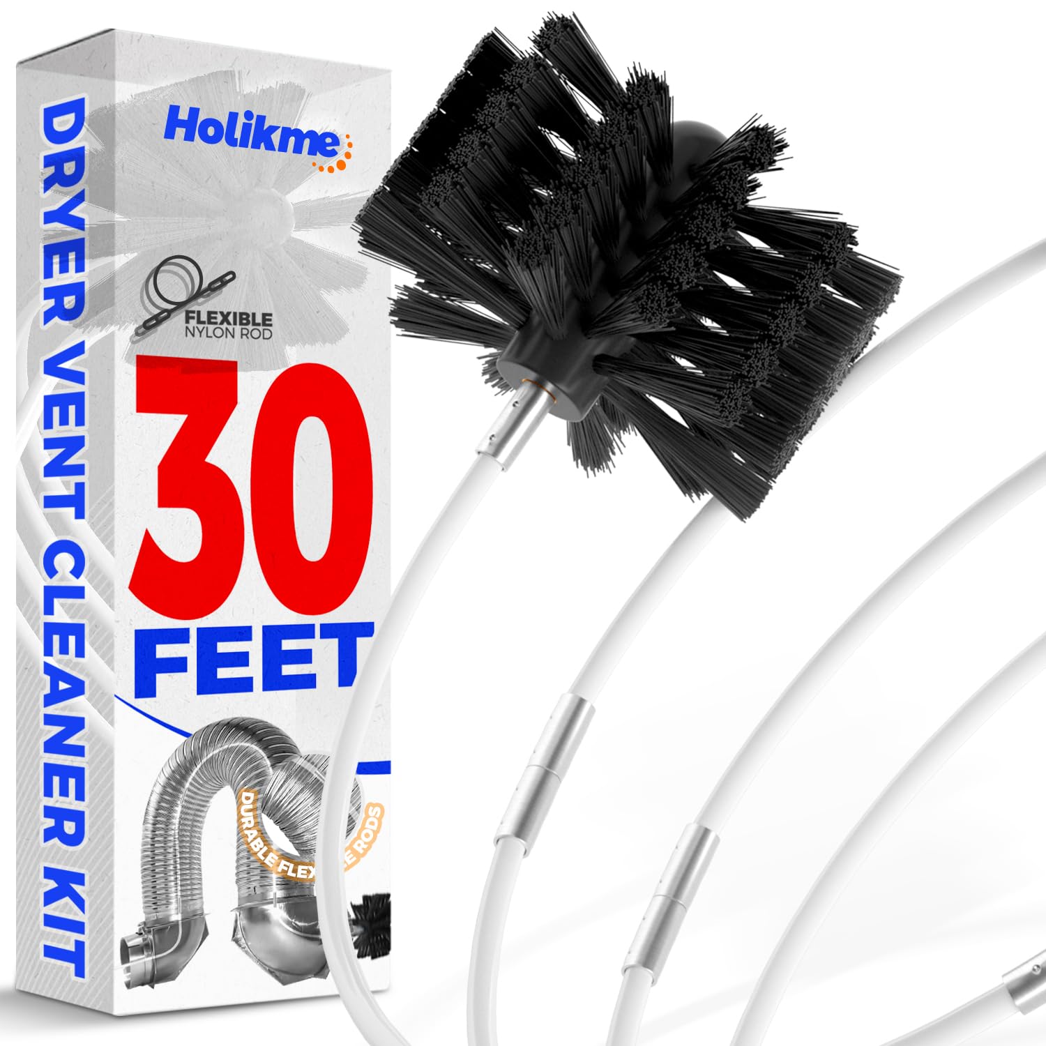 flexible dryer vent cleaning kit