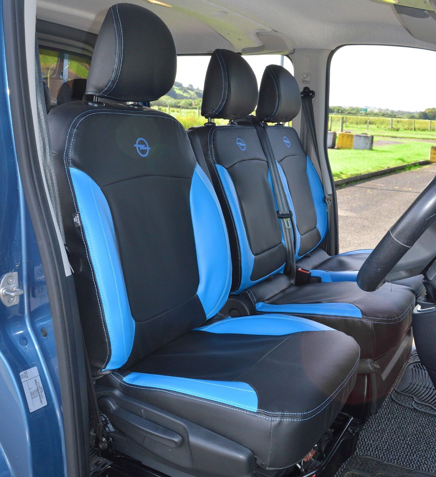 vauxhall vivaro van seat covers