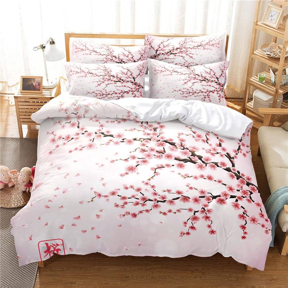 cherry blossom quilt cover