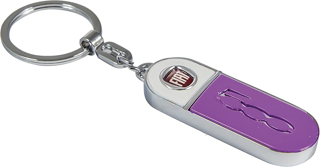 fiat 500 key chain