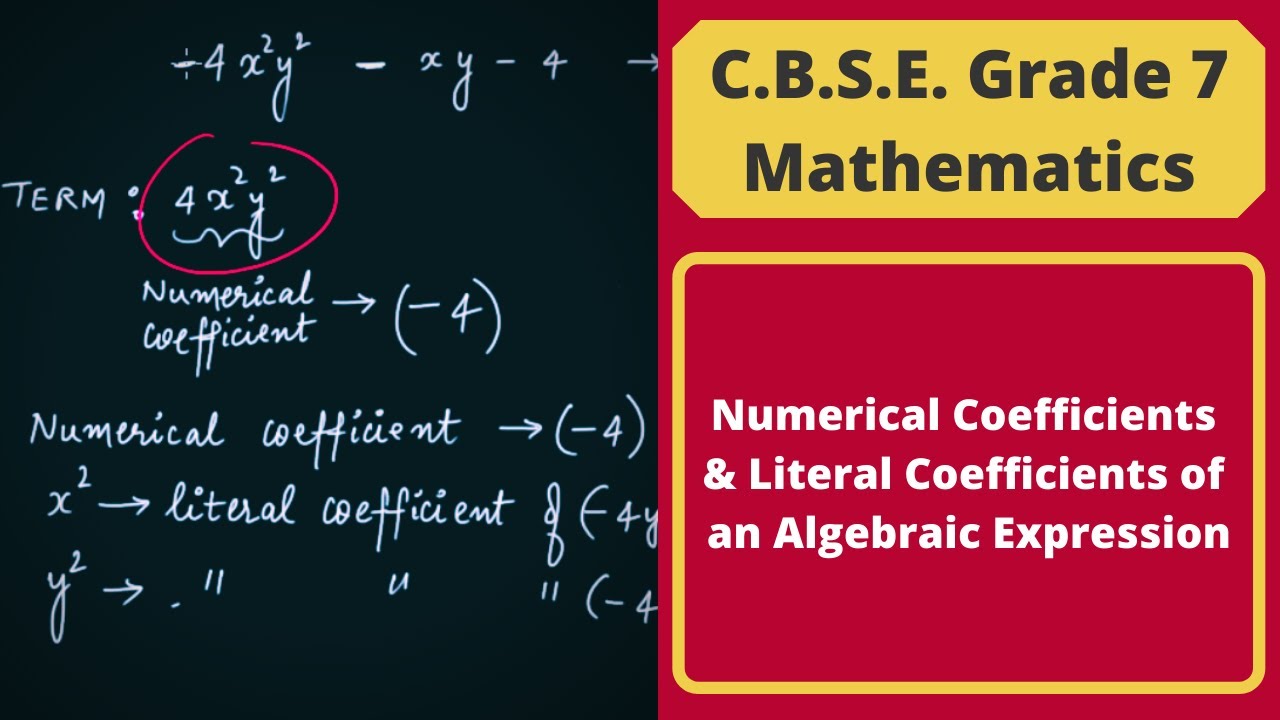 numerical coefficient of