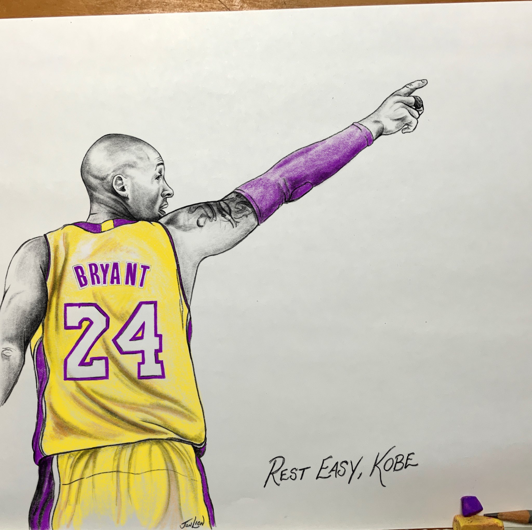 drawings of kobe bryant