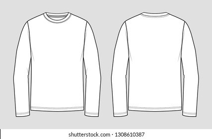 long sleeve shirt vector free