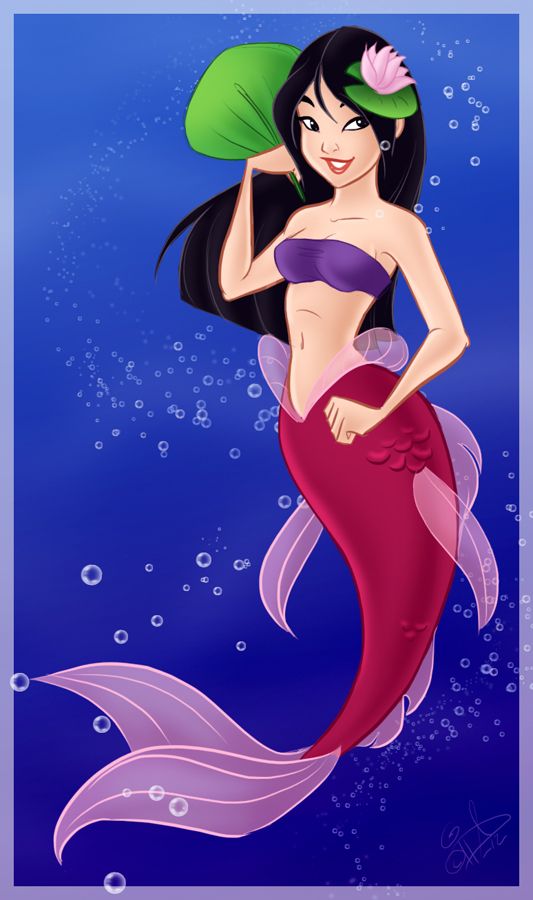 mulan as a mermaid