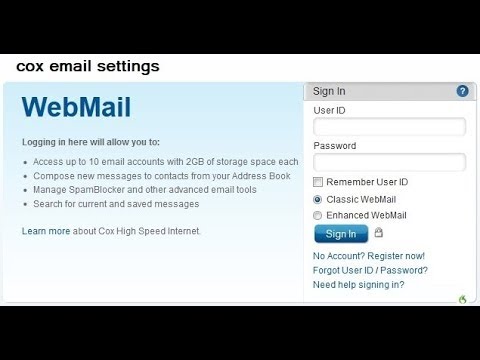 cox cable webmail